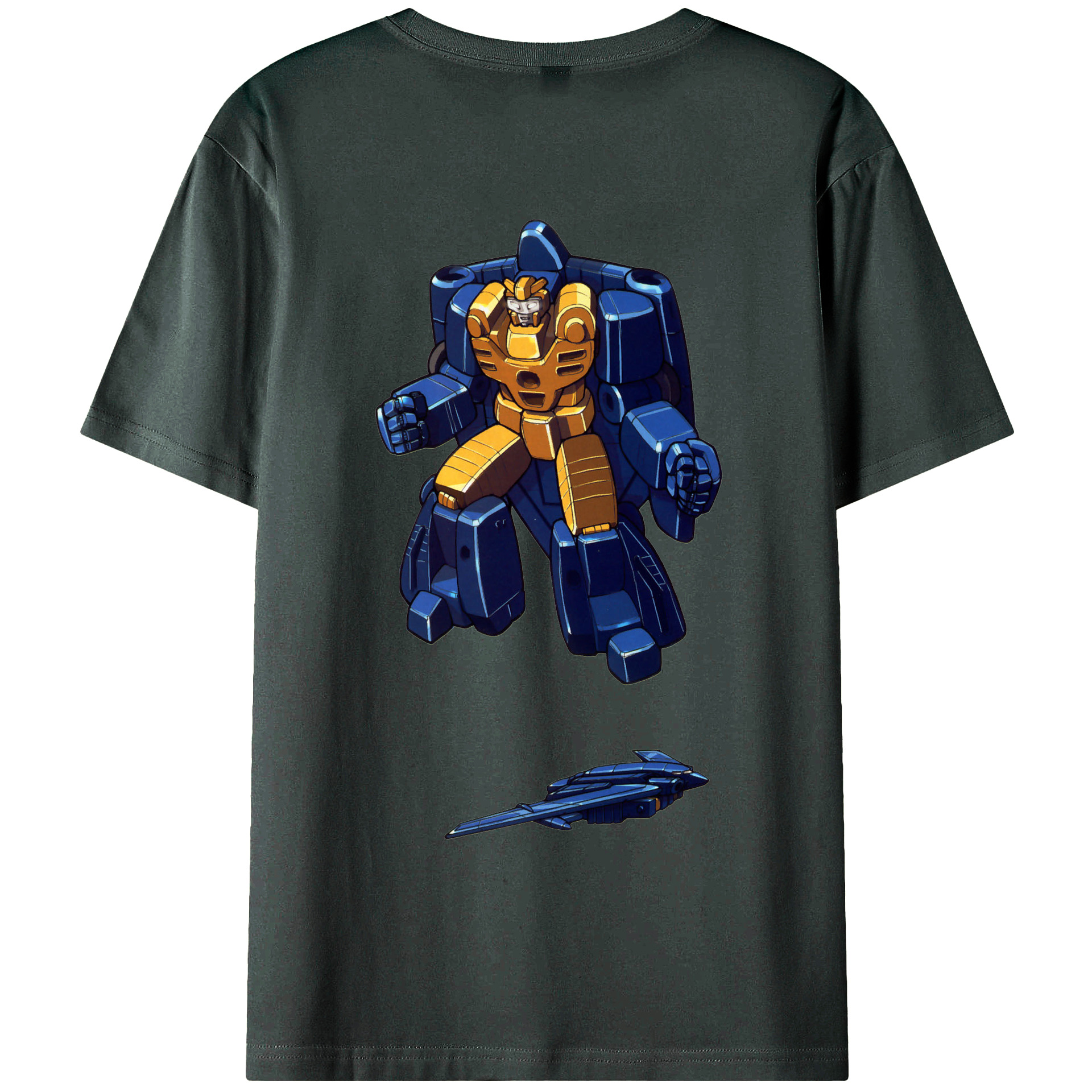 （画像用）  綿100％ メンズ半袖Tシャツ（バックプリント） 通気性